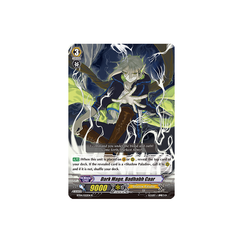Vanguard_TCG_card_BT04_022EN_R_Dark_Mage_Badhabh_Caar_Eclipse_of_Illusionary_Shadows