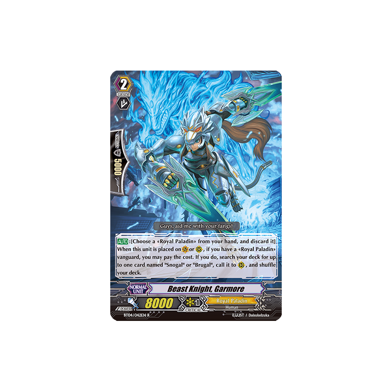 Vanguard_TCG_card_BT04_042EN_R_Beast_Knight_Garmore_Eclipse_of_Illusionary_Shadows