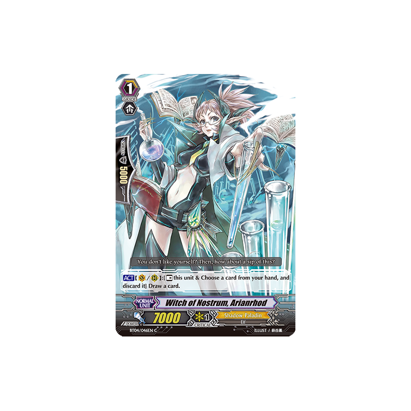 Vanguard_TCG_card_BT04_046EN_C_Witch_of_Nostrum_Arianrhod_Eclipse_of_Illusionary_Shadows