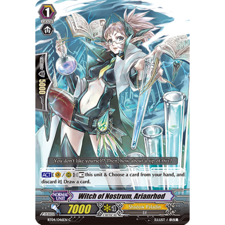 Vanguard_TCG_card_BT04_046EN_C_Witch_of_Nostrum_Arianrhod_Eclipse_of_Illusionary_Shadows
