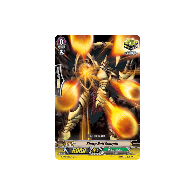 Vanguard_TCG_card_BT04_066EN_C_Sharp_Nail_Scorpio_Eclipse_of_Illusionary_Shadows