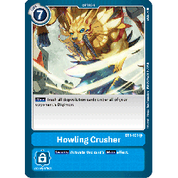 Digimon_TCG_BT1-101_Howling_Crusher_Common_New_Evolution_Card_Game