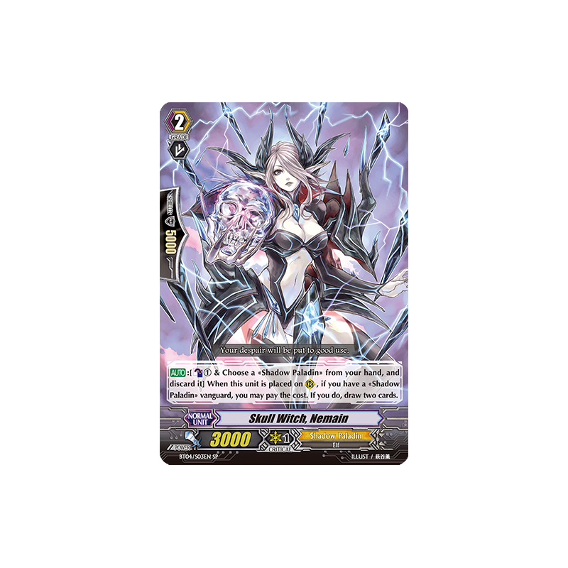 Vanguard_TCG_card_BT04_S03EN_SP_Skull_Witch_Nemain_Eclipse_of_Illusionary_Shadows