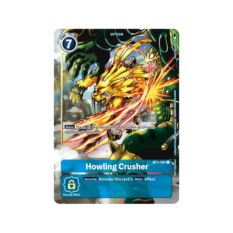 Digimon_TCG_BT1-101_AA_Howling_Crusher_Alternative_Art_New_Evolution_Card_Game