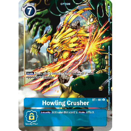 Digimon_TCG_BT1-101_AA_Howling_Crusher_Alternative_Art_New_Evolution_Card_Game