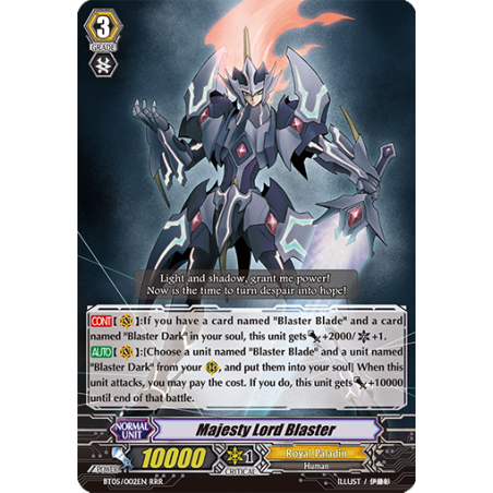 Vanguard_TCG_card_BT05_002EN_RRR_Majesty_Lord_Blaster_Awakening_of_Twin_Blades