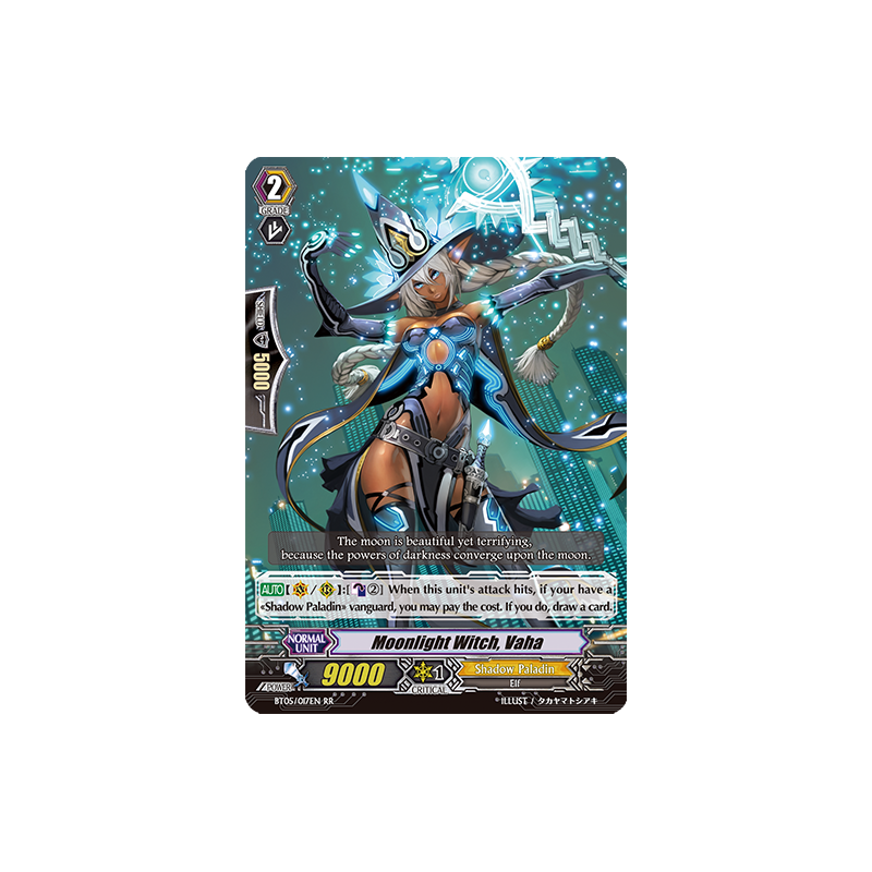 Vanguard_TCG_card_BT05_017EN_RR_Moonlight_Witch_Vaha_Awakening_of_Twin_Blades