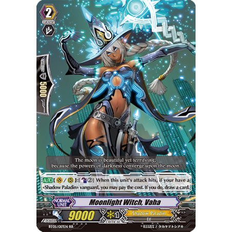 Vanguard_TCG_card_BT05_017EN_RR_Moonlight_Witch_Vaha_Awakening_of_Twin_Blades