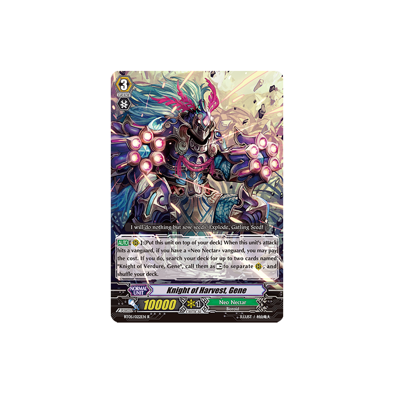 Vanguard_TCG_card_BT05_022EN_R_Knight_of_Harvest_Gene_Awakening_of_Twin_Blades