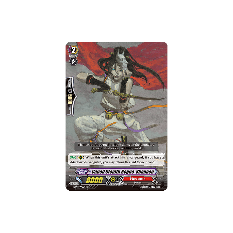 Vanguard_TCG_card_BT05_030EN_R_Caped_Stealth_Rogue_Shanaou_Awakening_of_Twin_Blades
