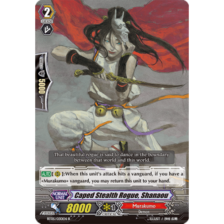 Vanguard_TCG_card_BT05_030EN_R_Caped_Stealth_Rogue_Shanaou_Awakening_of_Twin_Blades