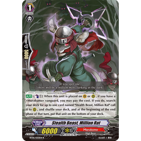 Vanguard_TCG_card_BT05_033EN_R_Stealth_Beast_Million_Rat_Awakening_of_Twin_Blades