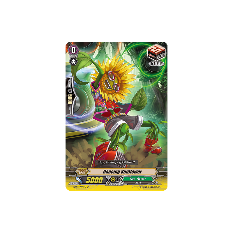 Vanguard_TCG_card_BT05_053EN_C_Dancing_Sunflower_Awakening_of_Twin_Blades