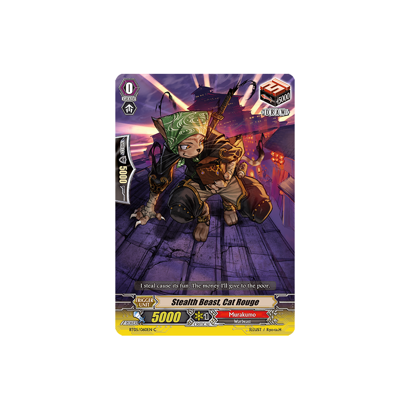 Vanguard_TCG_card_BT05_060EN_C_Stealth_Beast_Cat_Rouge_Awakening_of_Twin_Blades