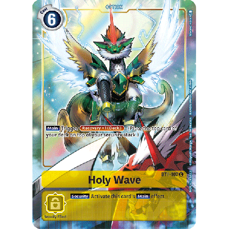 Digimon_TCG_BT1-107_AA_Holy_Wave_Alternative_Art_New_Evolution_Card_Game