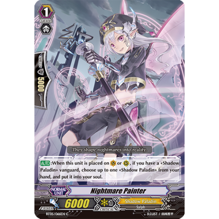 Vanguard_TCG_card_BT05_066EN_C_Nightmare_Painter_Awakening_of_Twin_Blades