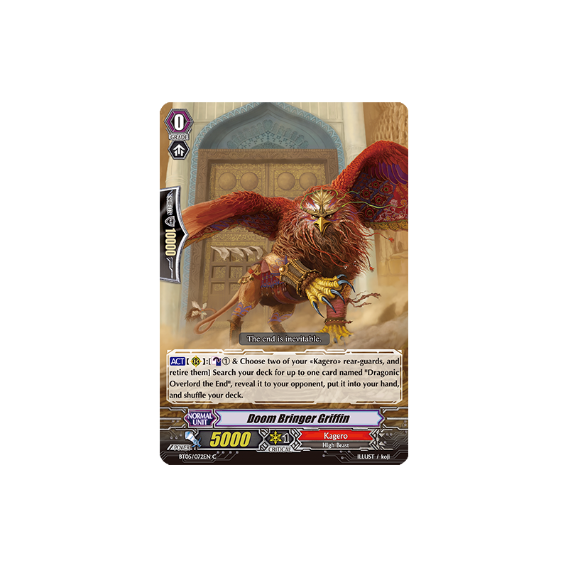 Vanguard_TCG_card_BT05_072EN_C_Doom_Bringer_Griffin_Awakening_of_Twin_Blades