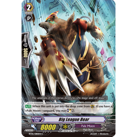 Vanguard_TCG_card_BT05_080EN_C_Big_League_Bear_Awakening_of_Twin_Blades