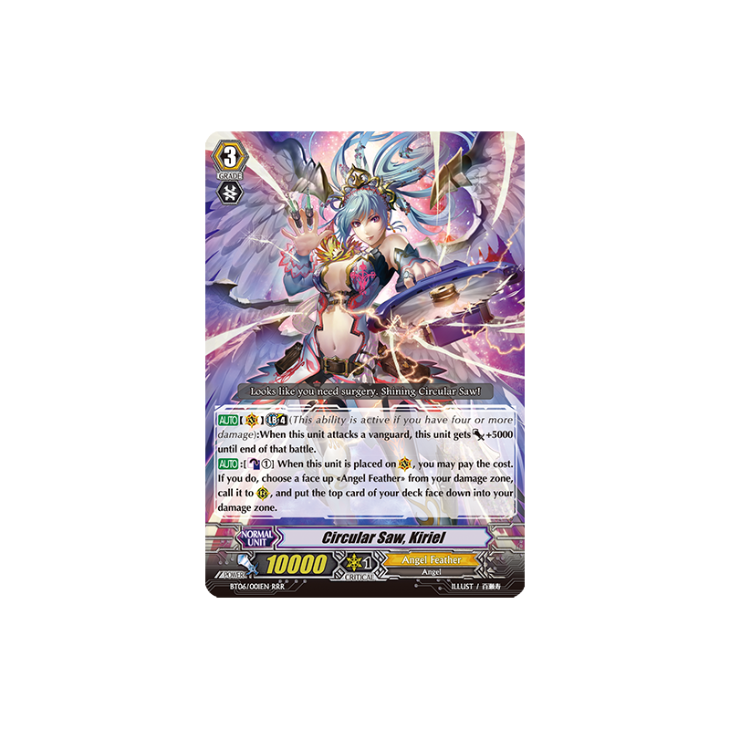 Vanguard_TCG_card_BT06_001EN_RRR_Circular_Saw_Kiriel_Breaker_of_Limits