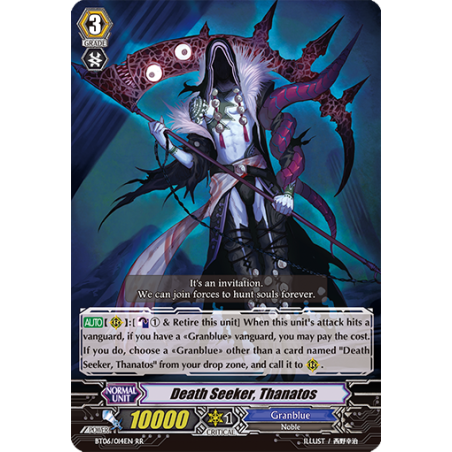 Vanguard_TCG_card_BT06_014EN_RR_Death_Seeker_Thanatos_Breaker_of_Limits