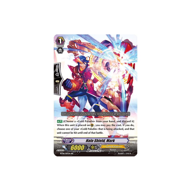 Vanguard_TCG_card_BT06_017EN_RR_Halo_Shield_Mark_Breaker_of_Limits