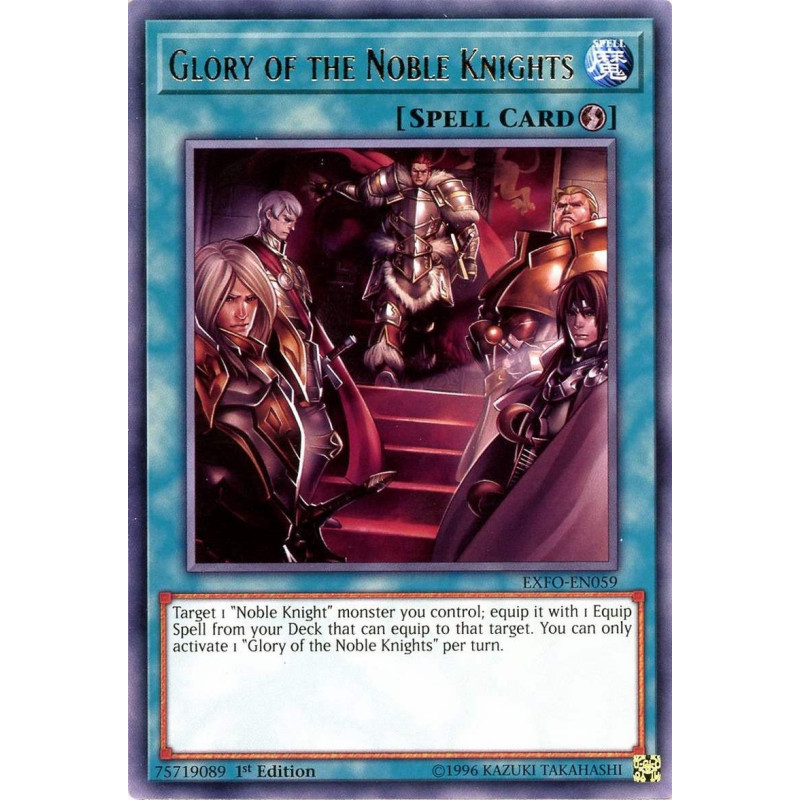 yu-gi-oh-tcg-exfo-en059-r-glory-of-the-noble-knights-extreme-force