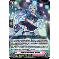 Vanguard_TCG_card_DZ-BT11_041EN_RR_Cheerful_Butterfly_Vlinda_Symphony_of_Might_Bloom
