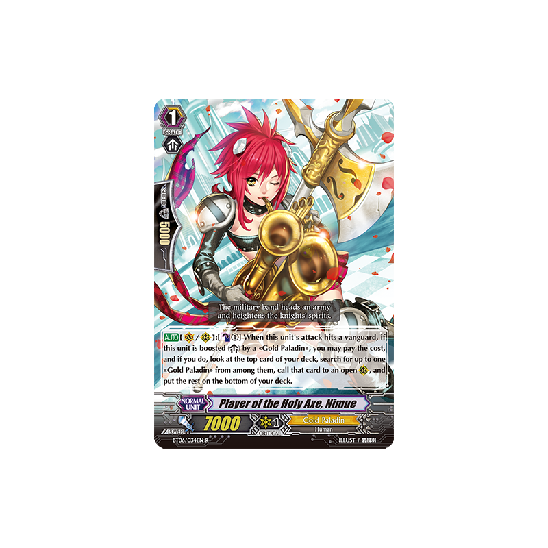 Vanguard_TCG_card_BT06_034EN_R_Player_of_the_Holy_Axe_Nimue_Breaker_of_Limits