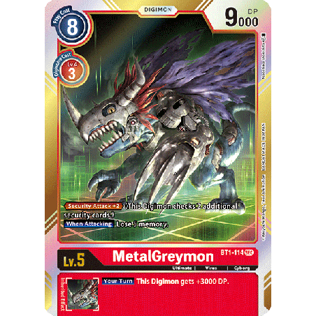 Digimon_TCG_BT1-114_MetalGreymon_Secret_Rare_New_Evolution_Card_Game