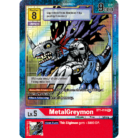 Digimon_TCG_BT1-114_AA_MetalGreymon_Alternative_Art_New_Evolution_Card_Game