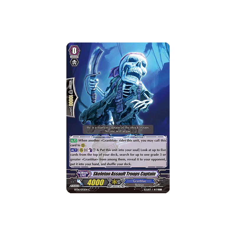 Vanguard_TCG_card_BT06_072EN_C_Skeleton_Assault_Troops_Captain_Breaker_of_Limits