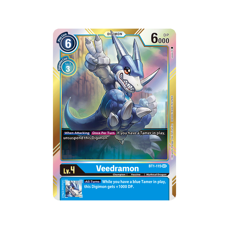 Digimon_TCG_BT1-115_Veedramon_Secret_Rare_New_Evolution_Card_Game