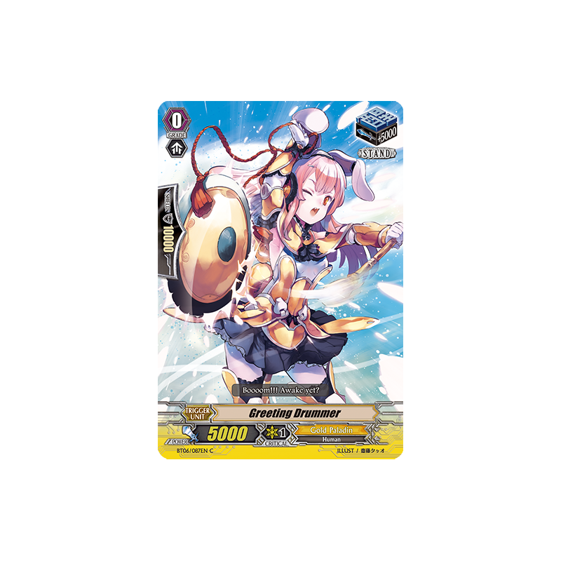 Vanguard_TCG_card_BT06_087EN_C_Greeting_Drummer_Breaker_of_Limits