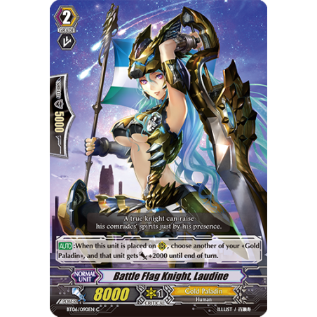 Vanguard_TCG_card_BT06_090EN_C_Battle_Flag_Knight_Laudine_Breaker_of_Limits
