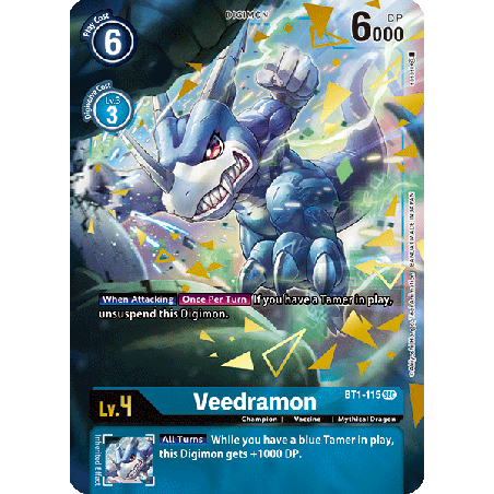 Digimon_TCG_BT1-115_AA_Veedramon_Alternative_Art_New_Evolution_Card_Game