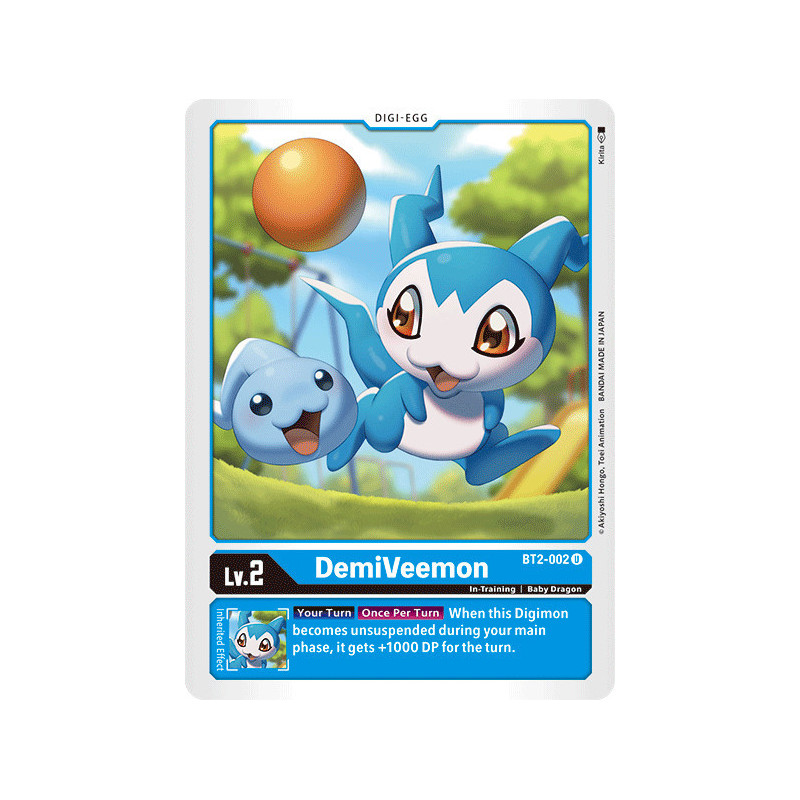 Digimon_TCG_BT2-002_DemiVeemon_Uncommon_Ultimate_Power_Card_Game