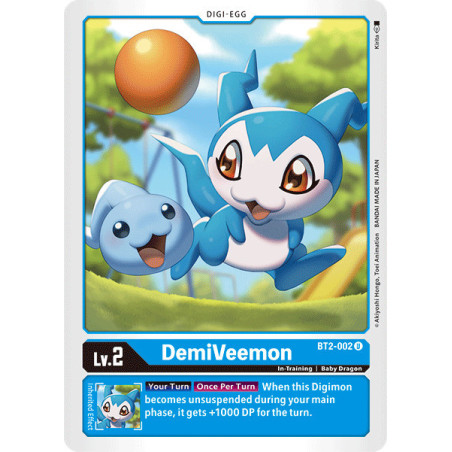 Digimon_TCG_BT2-002_DemiVeemon_Uncommon_Ultimate_Power_Card_Game