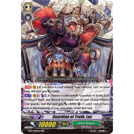 Vanguard_TCG_card_BT07_002EN_RRR_Guardian_of_Truth_Lox_Breaker_of_Limits
