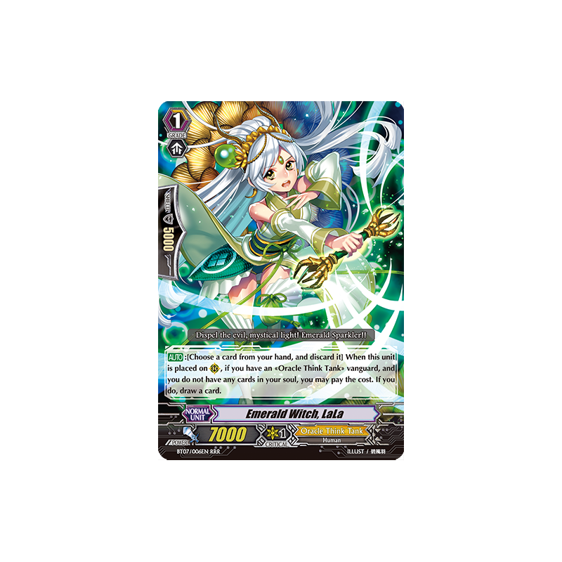 Vanguard_TCG_card_BT07_006EN_RRR_Emerald_Witch_LaLa_Breaker_of_Limits