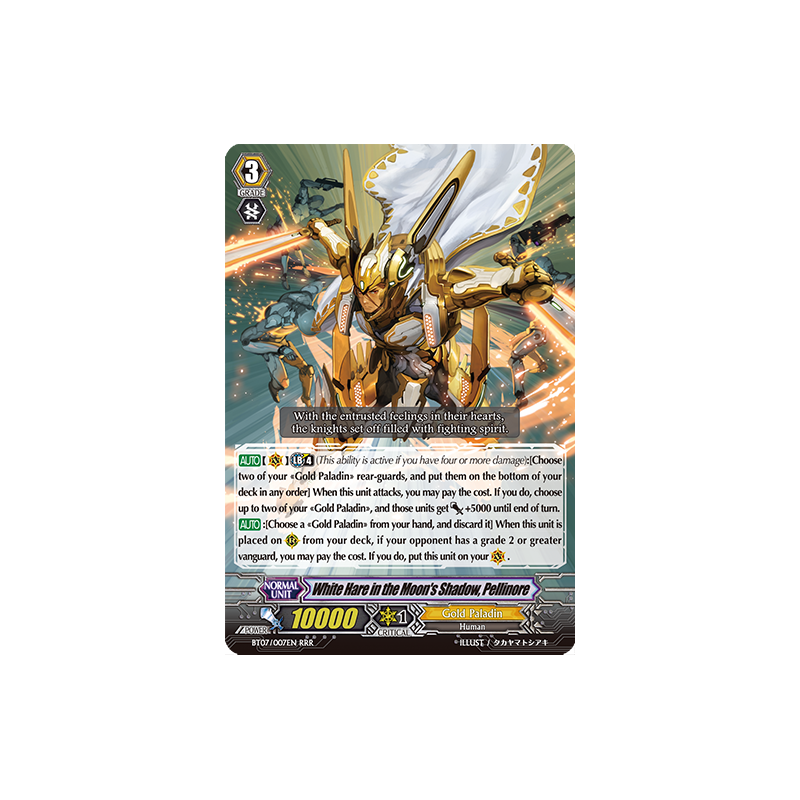 Vanguard_TCG_card_BT07_007EN_RRR_White_Hare_in_the_Moon_s_Shadow_Pellinore_Breaker_of_Limits