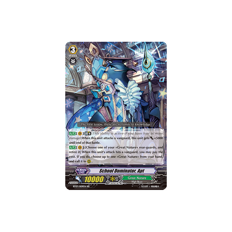 Vanguard_TCG_card_BT07_009EN_RR_School_Dominator_Apt_Breaker_of_Limits
