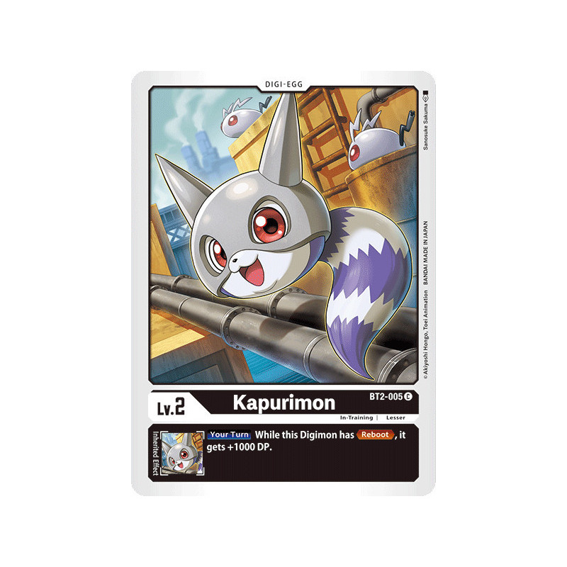 Digimon_TCG_BT2-005_Kapurimon_Common_Ultimate_Power_Card_Game