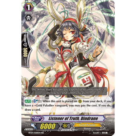 Vanguard_TCG_card_BT07_020EN_RR_Listener_of_Truth_Dindrane_Breaker_of_Limits