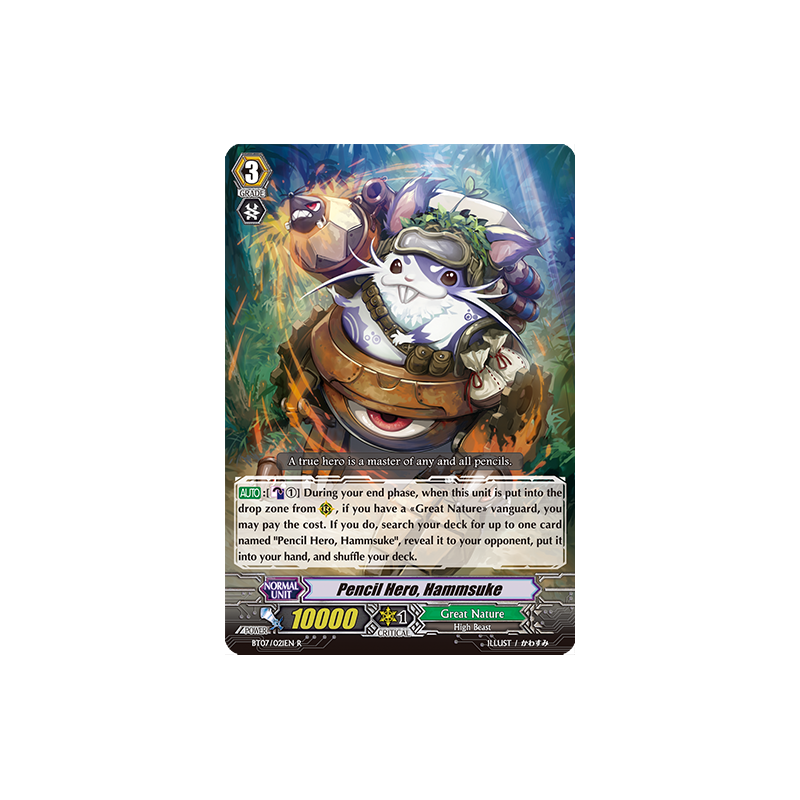 Vanguard_TCG_card_BT07_021EN_R_Pencil_Hero_Hammsuke_Breaker_of_Limits