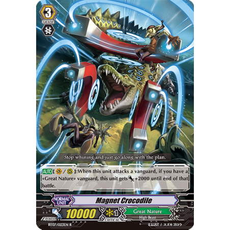 Vanguard_TCG_card_BT07_023EN_R_Magnet_Crocodile_Breaker_of_Limits