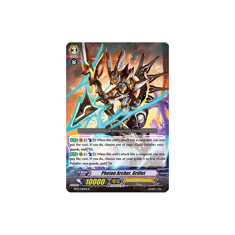 Vanguard_TCG_card_BT07_040EN_R_Photon_Archer_Griflet_Breaker_of_Limits