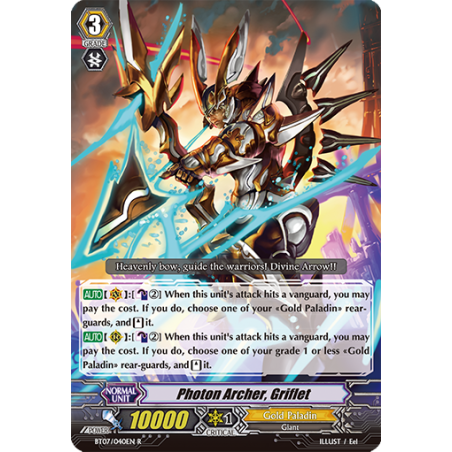 Vanguard_TCG_card_BT07_040EN_R_Photon_Archer_Griflet_Breaker_of_Limits
