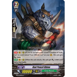 Vanguard_TCG_card_BT07_045EN_C_Red_Pencil_Rhino_Breaker_of_Limits