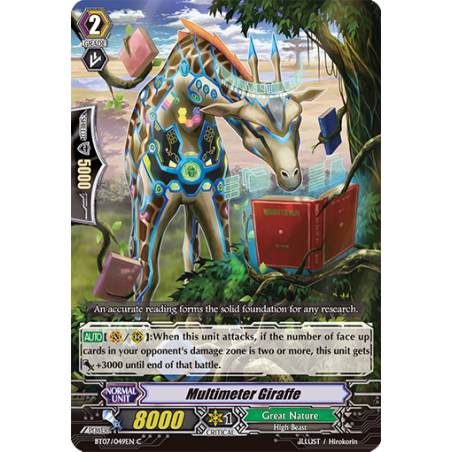 Vanguard_TCG_card_BT07_049EN_C_Multimeter_Giraffe_Breaker_of_Limits