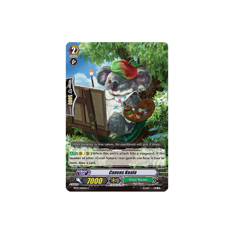 Vanguard_TCG_card_BT07_050EN_C_Canvas_Koala_Breaker_of_Limits